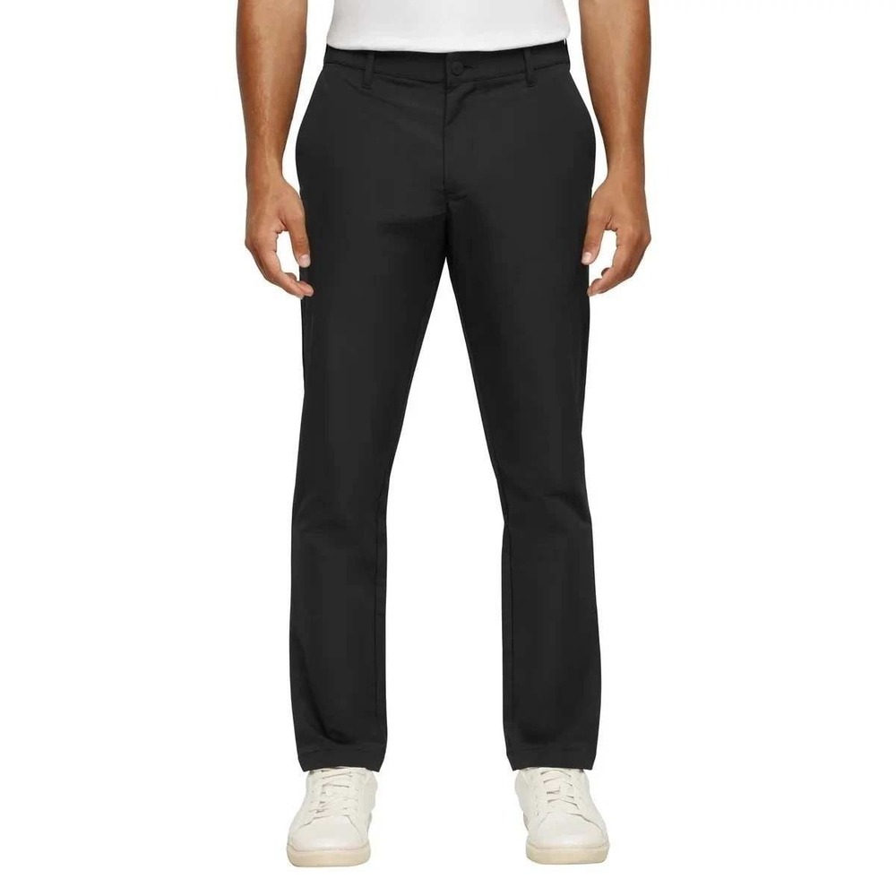 Men's Banana‎ Republic Slim Fit, Flat Front Pants Black 36 x 30 New with Tags